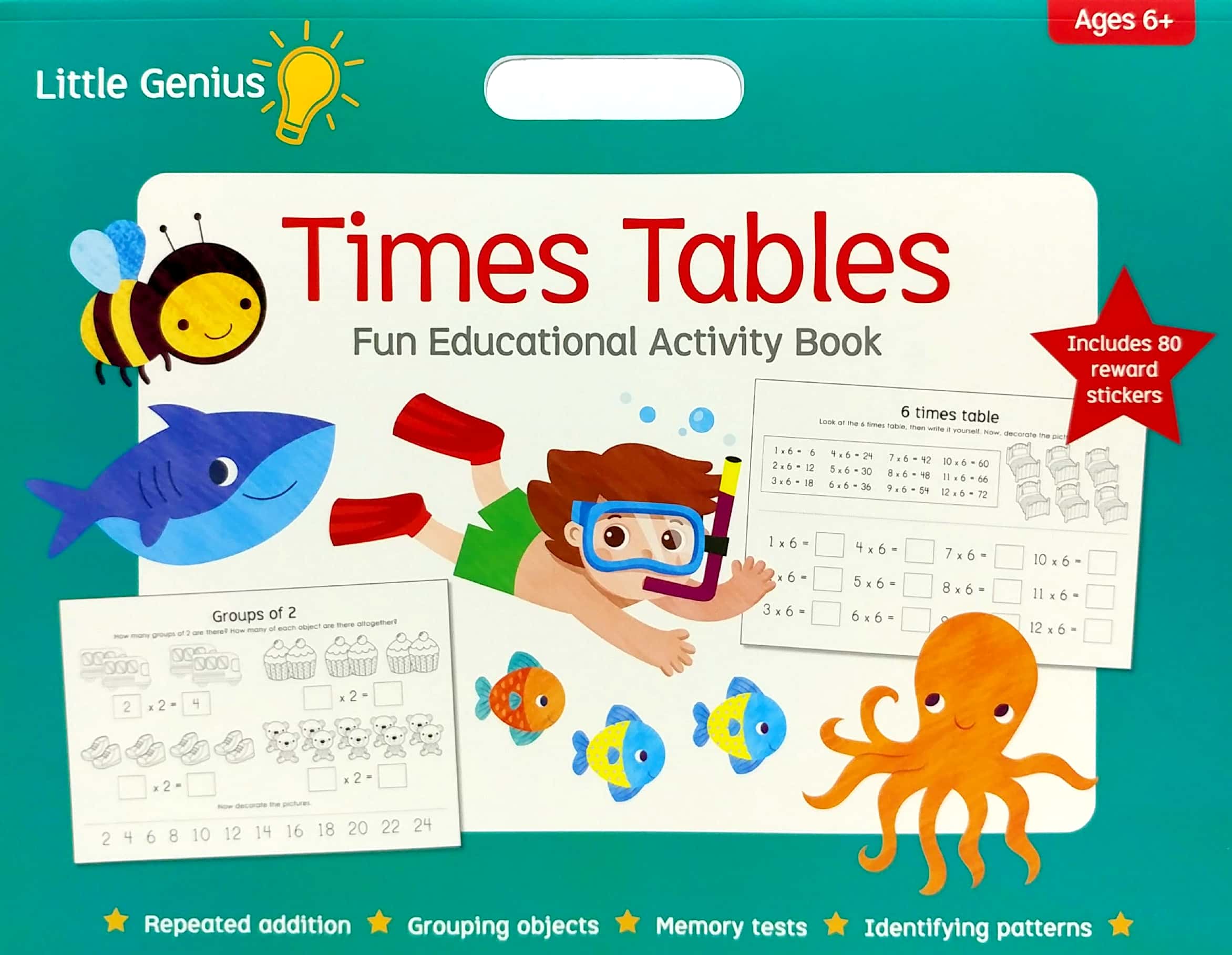 little genius: times table fun educational activity book - Ảnh 2