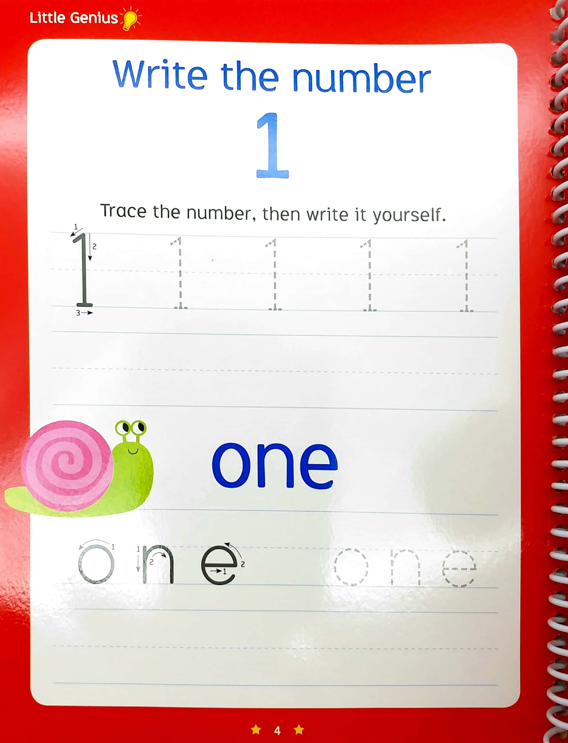 little genius write and wipe bind up - numbers - Ảnh 5