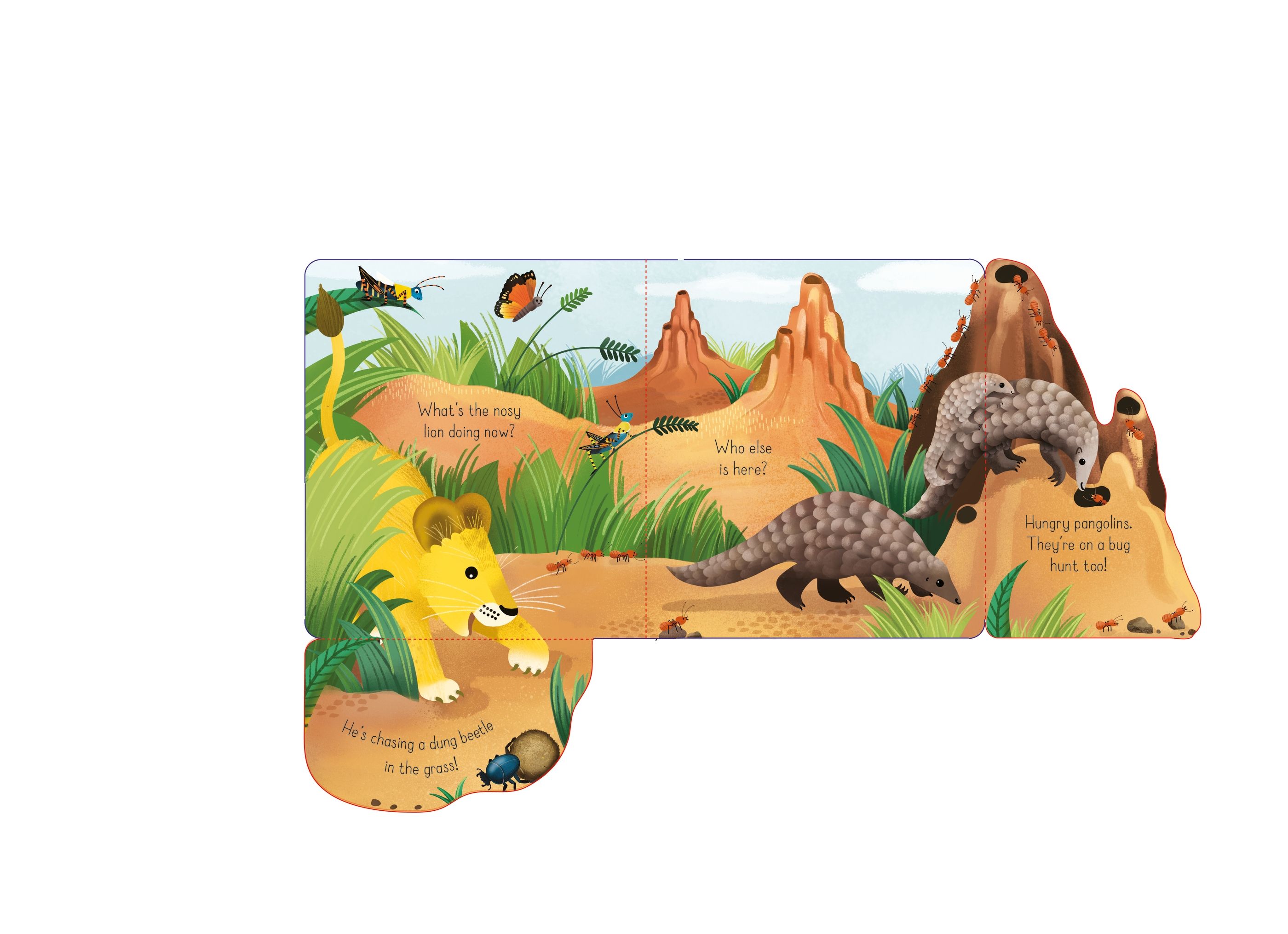 little lift and look nosy lion - Ảnh 4