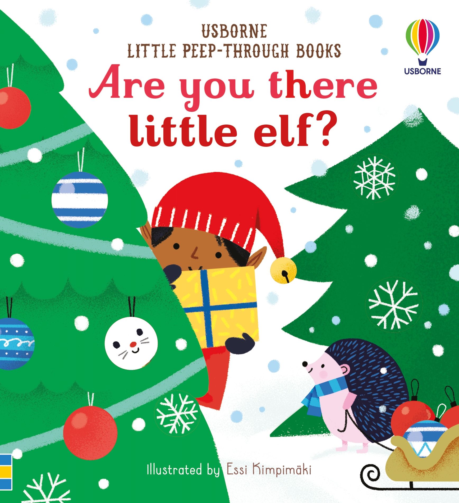 little peep-through books: are you there little elf? - Ảnh 2