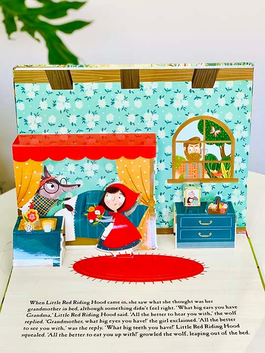 little red riding hood pop-up book - Ảnh 5