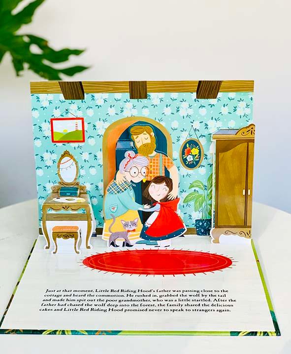 little red riding hood pop-up book - Ảnh 6
