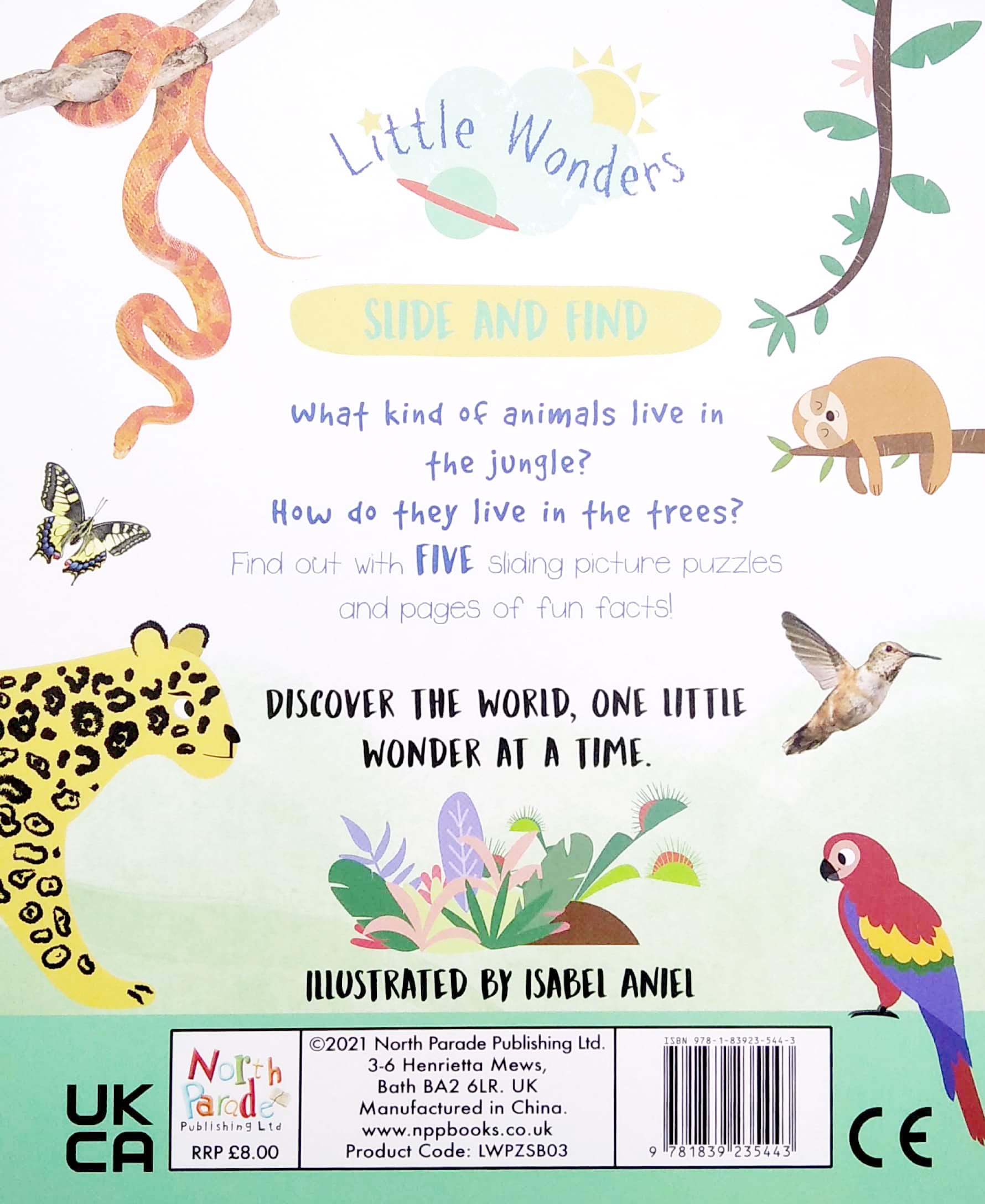little wonders: jungle animals - 5 puzzles - Ảnh 6