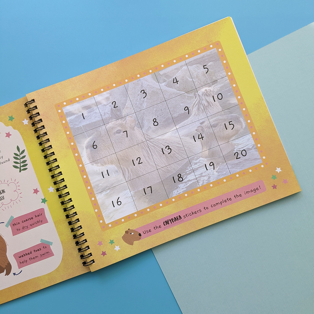 little wonders sticker by number - jungle animals - Ảnh 4