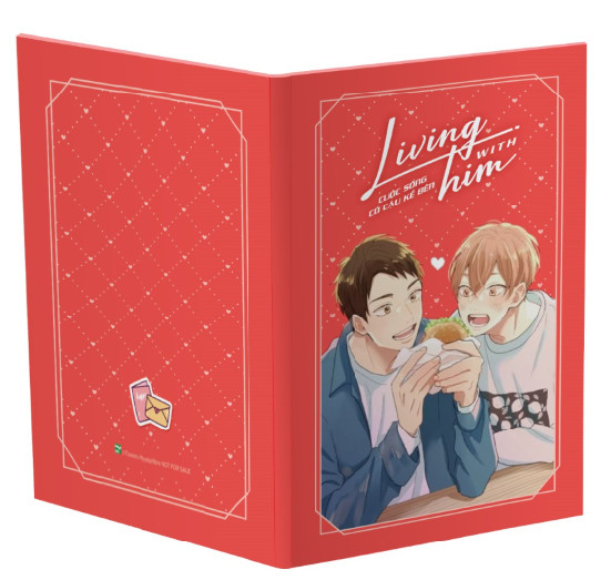 living with him - cuộc sống có cậu kề bên - bản sưu tầm - tặng kèm set 2 clear card + card holder + móc khóa acrylic - Ảnh 4