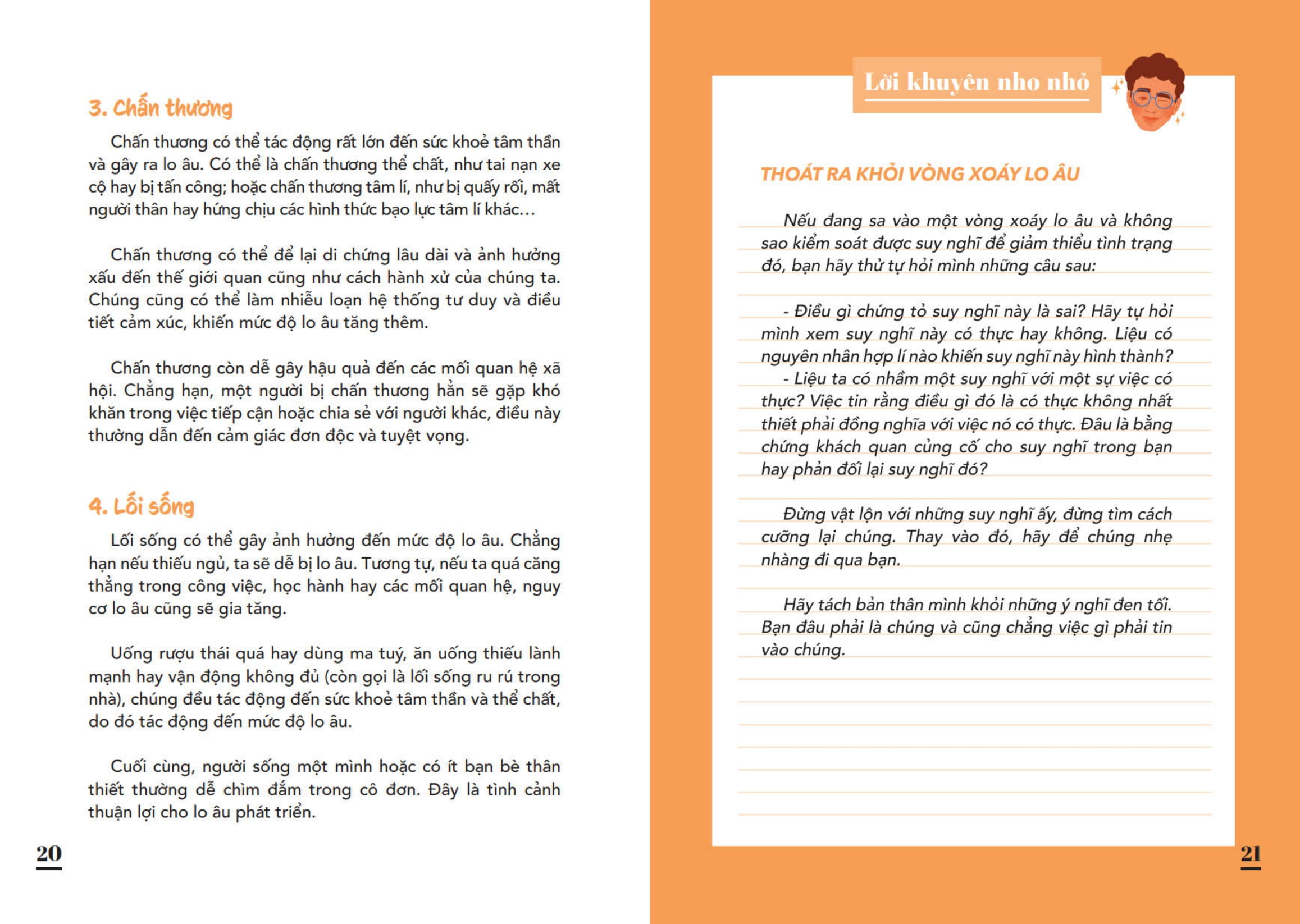 lo âu ơi, tạm biệt! - trò chuyện về sức khoẻ tâm thần - chứng rối loạn lo âu - Ảnh 8