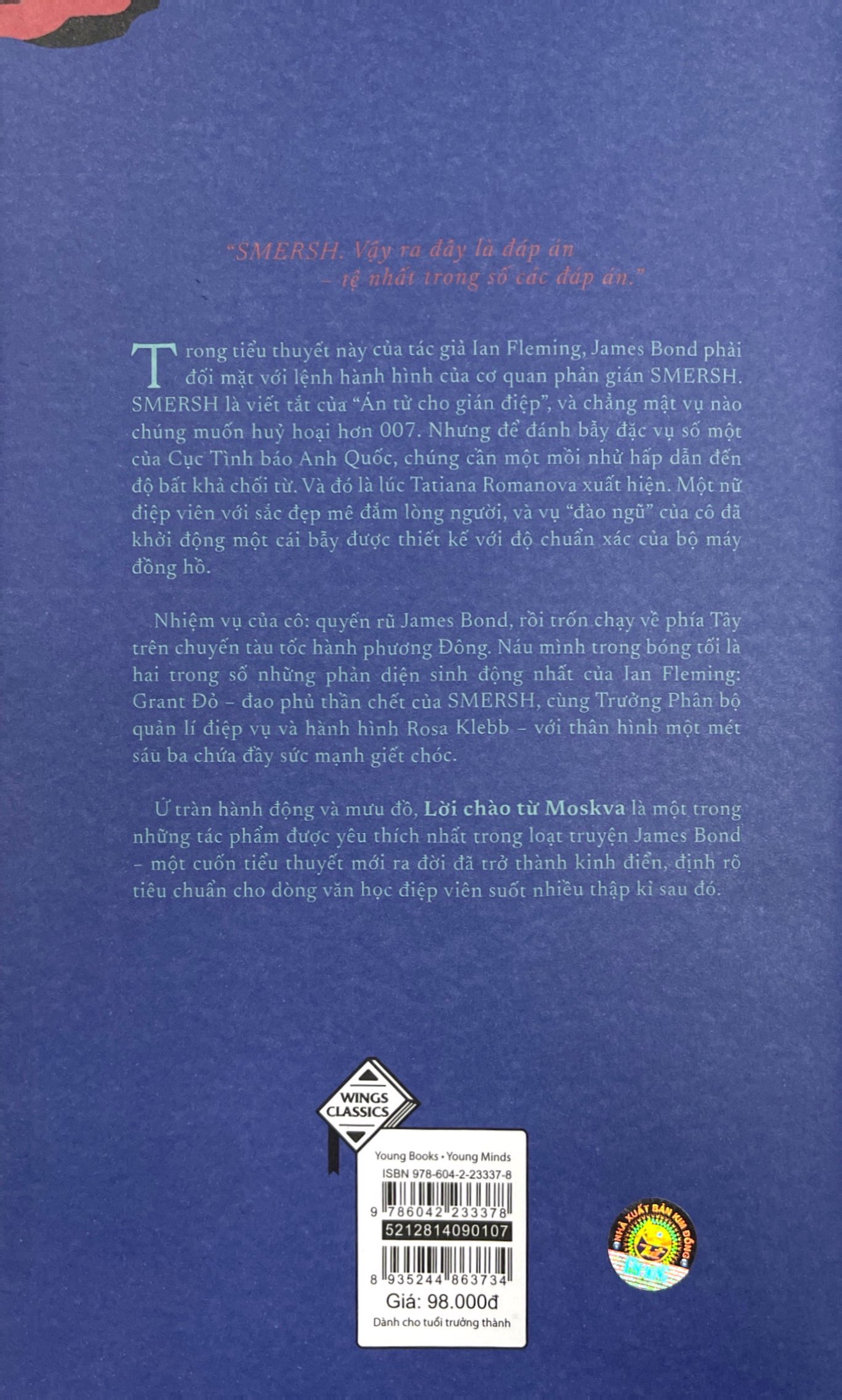 lời chào từ moskva (series james bond) - bản giới hạn - tặng kèm bìa áo + postcard 2 mặt - Ảnh 8