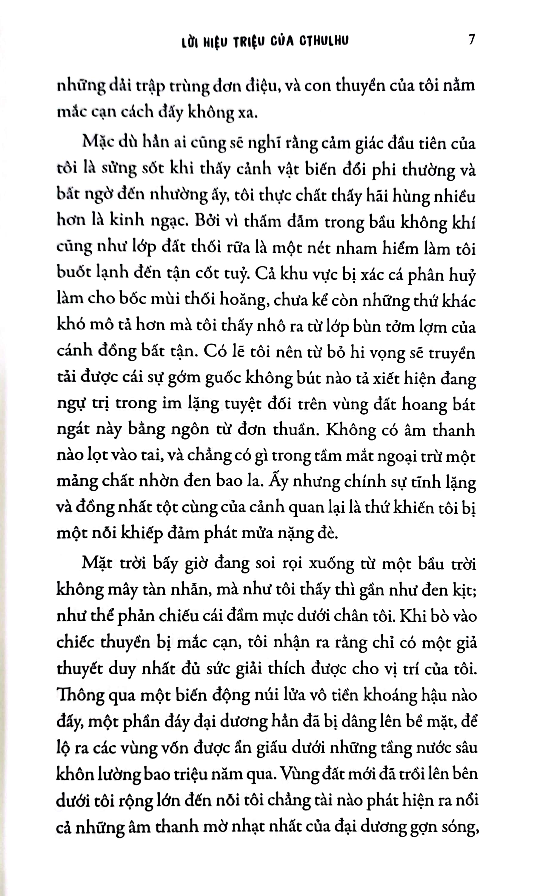 lời hiệu triệu của cthulhu (tuyển tập h.p. lovecraft) - Ảnh 7