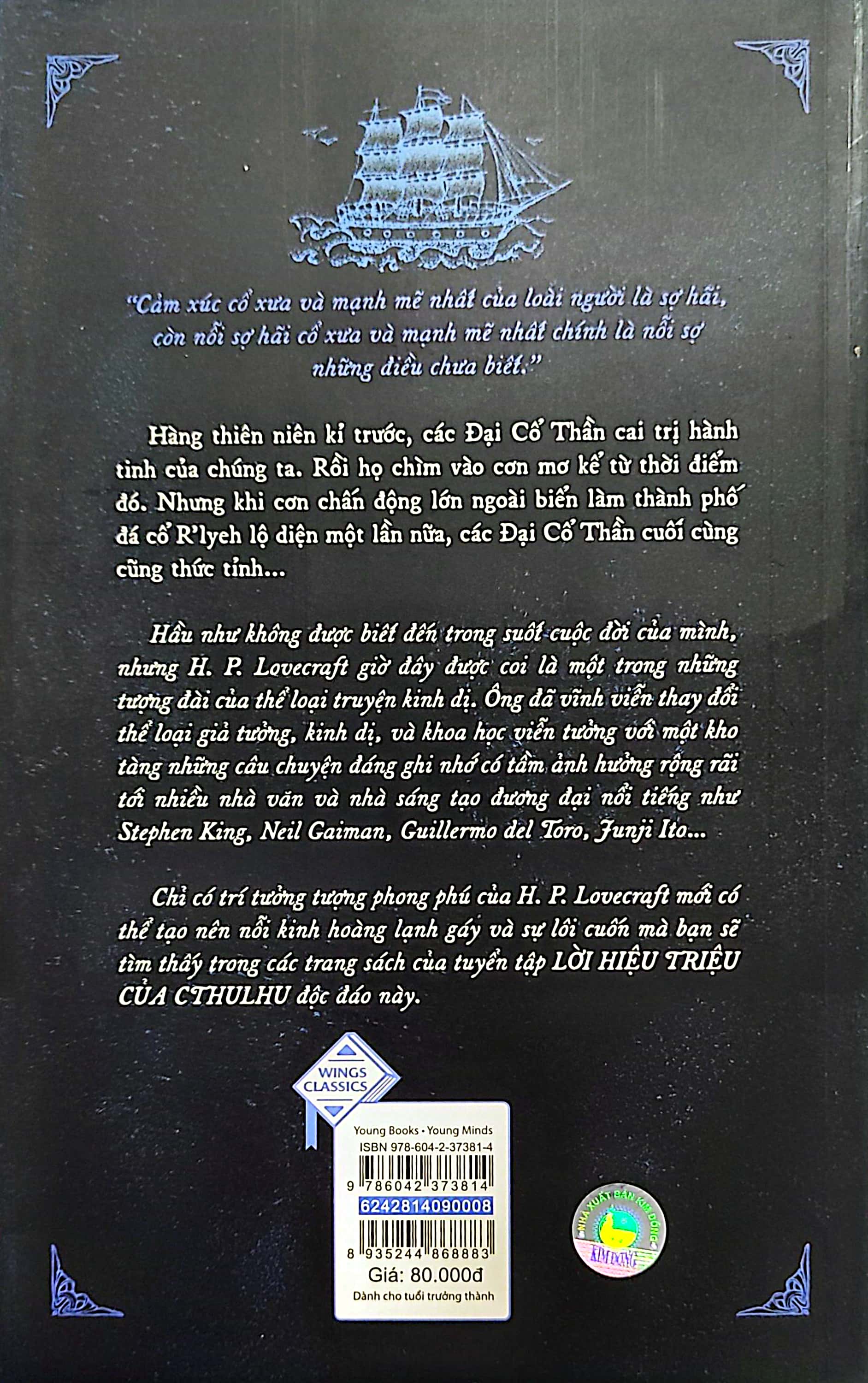 lời hiệu triệu của cthulhu (tuyển tập h.p. lovecraft) - Ảnh 8
