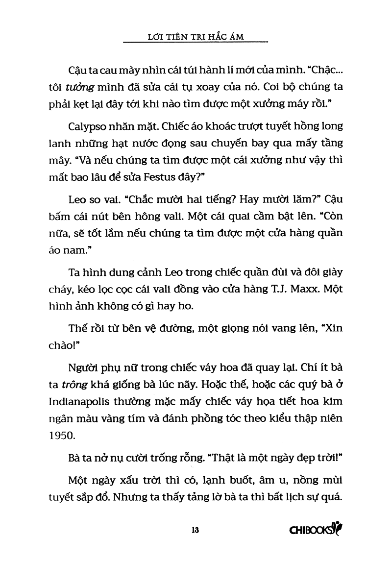 lời tiên tri hắc ám (tái bản 2018) - phần 2 series những thử thách của apollo - Ảnh 12