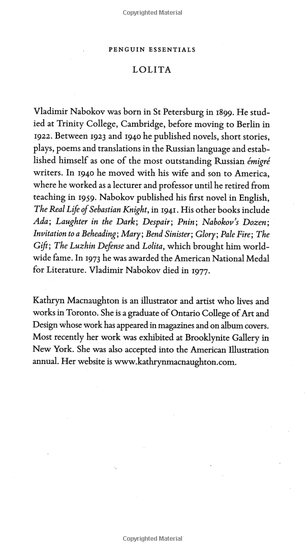 lolita (penguin essentials) - Ảnh 2