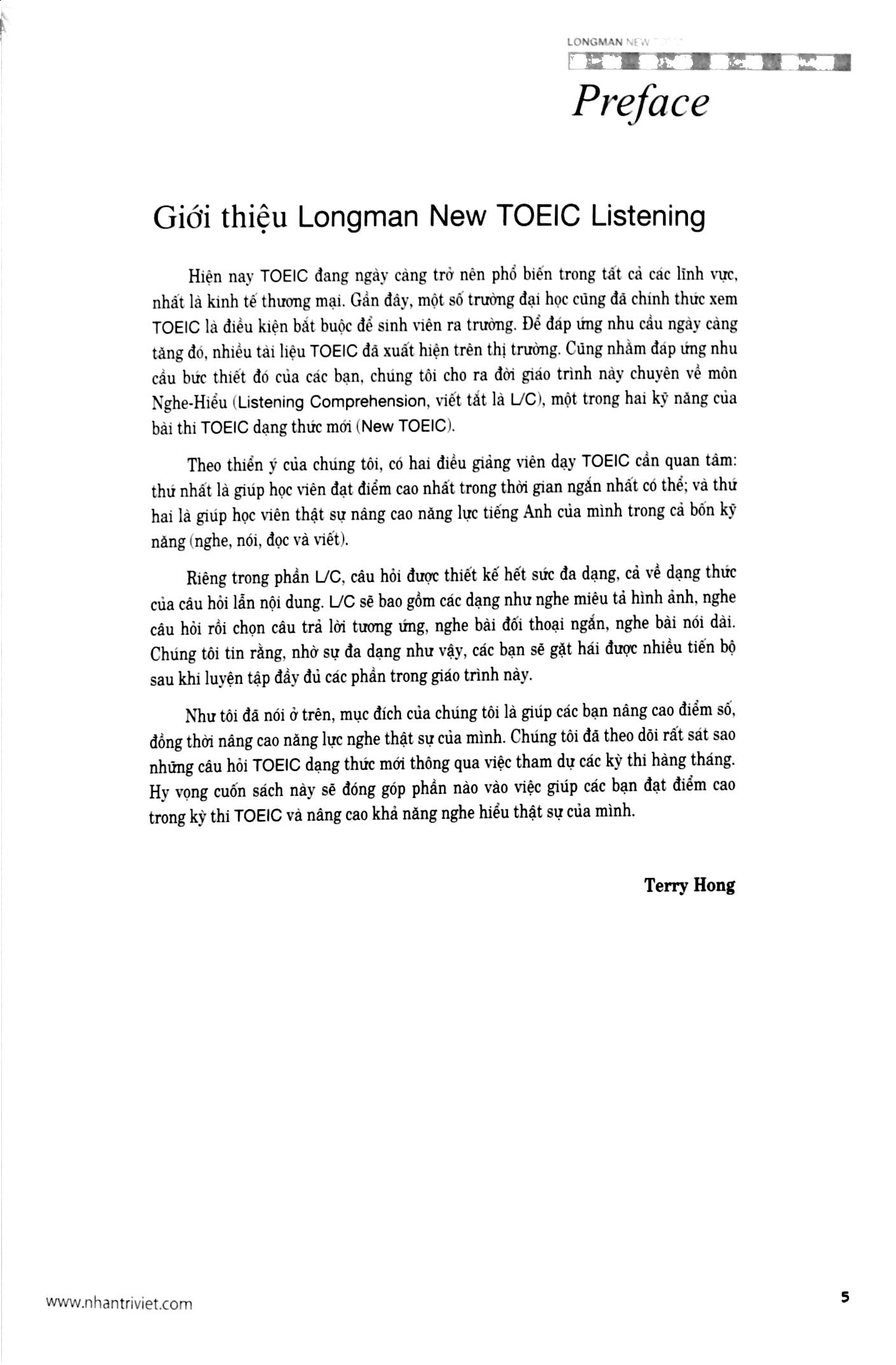 longman new toeic lc (listening comprehension) (+cd) - Ảnh 2