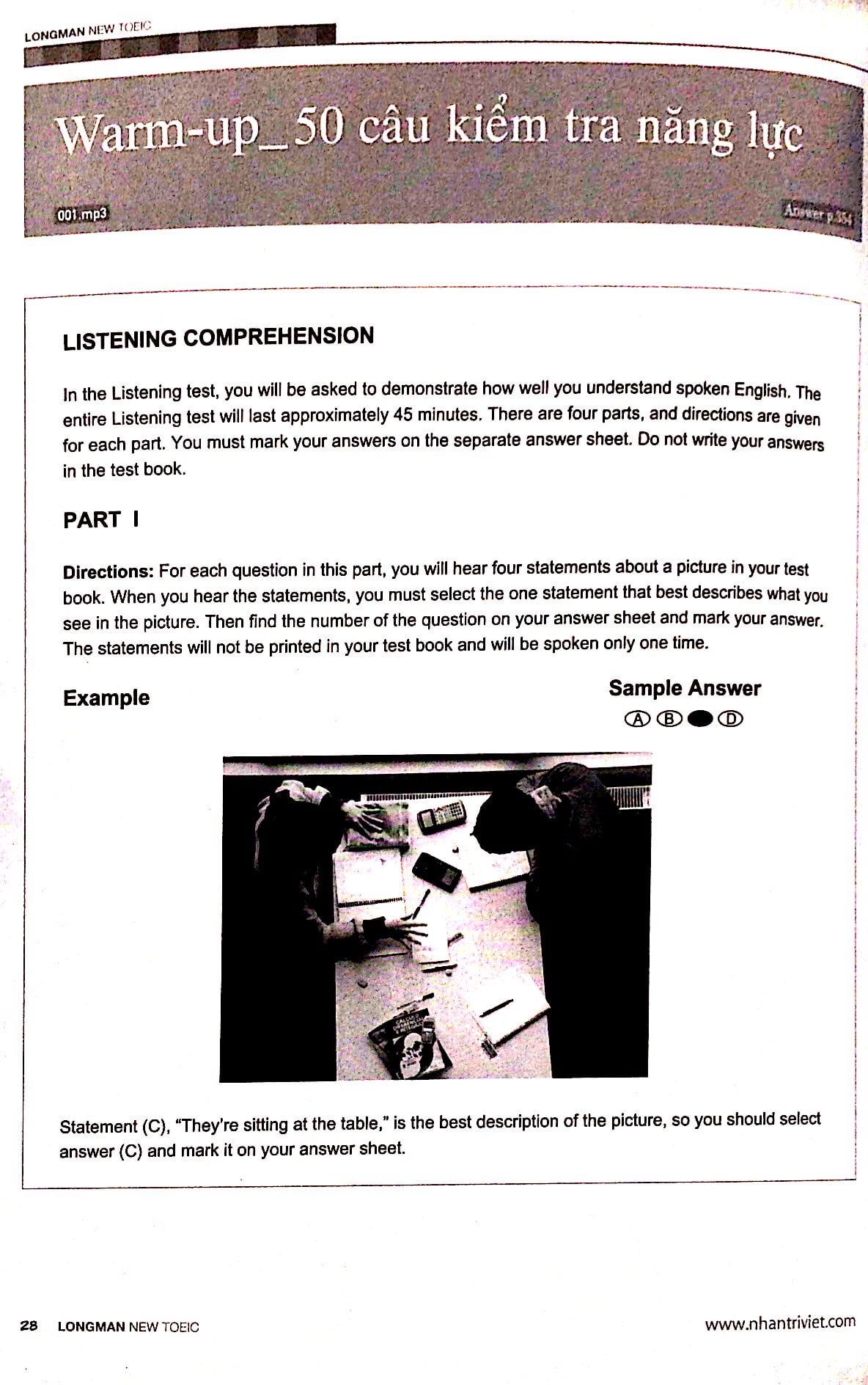 longman new toeic lc (listening comprehension) (+cd) - Ảnh 6