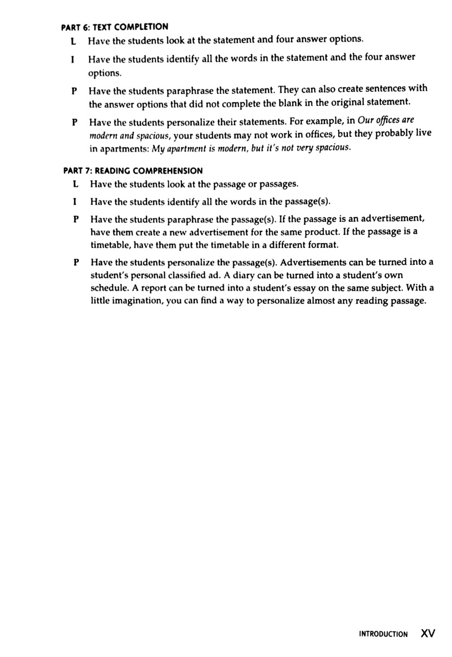 longman preparation series for the toeic test: listening and reading (6th edition) student book - level advanced with mp3 & answer key - Ảnh 8