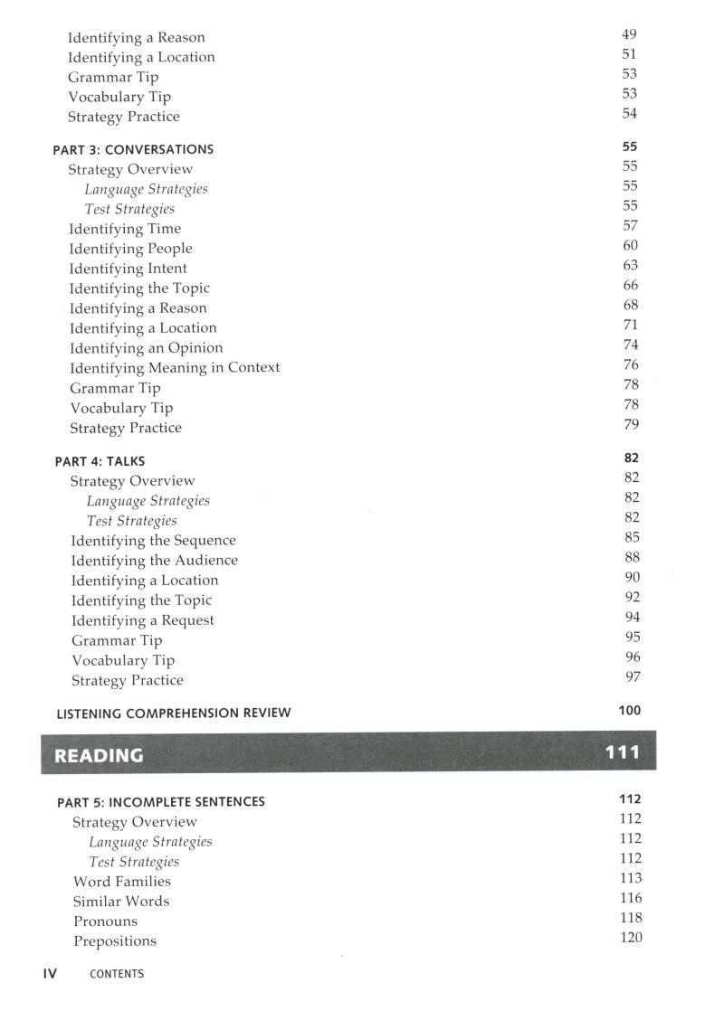 longman preparation series for the toeic test: listening and reading (6th edition) student book with mp3 & answer key level intro - Ảnh 4