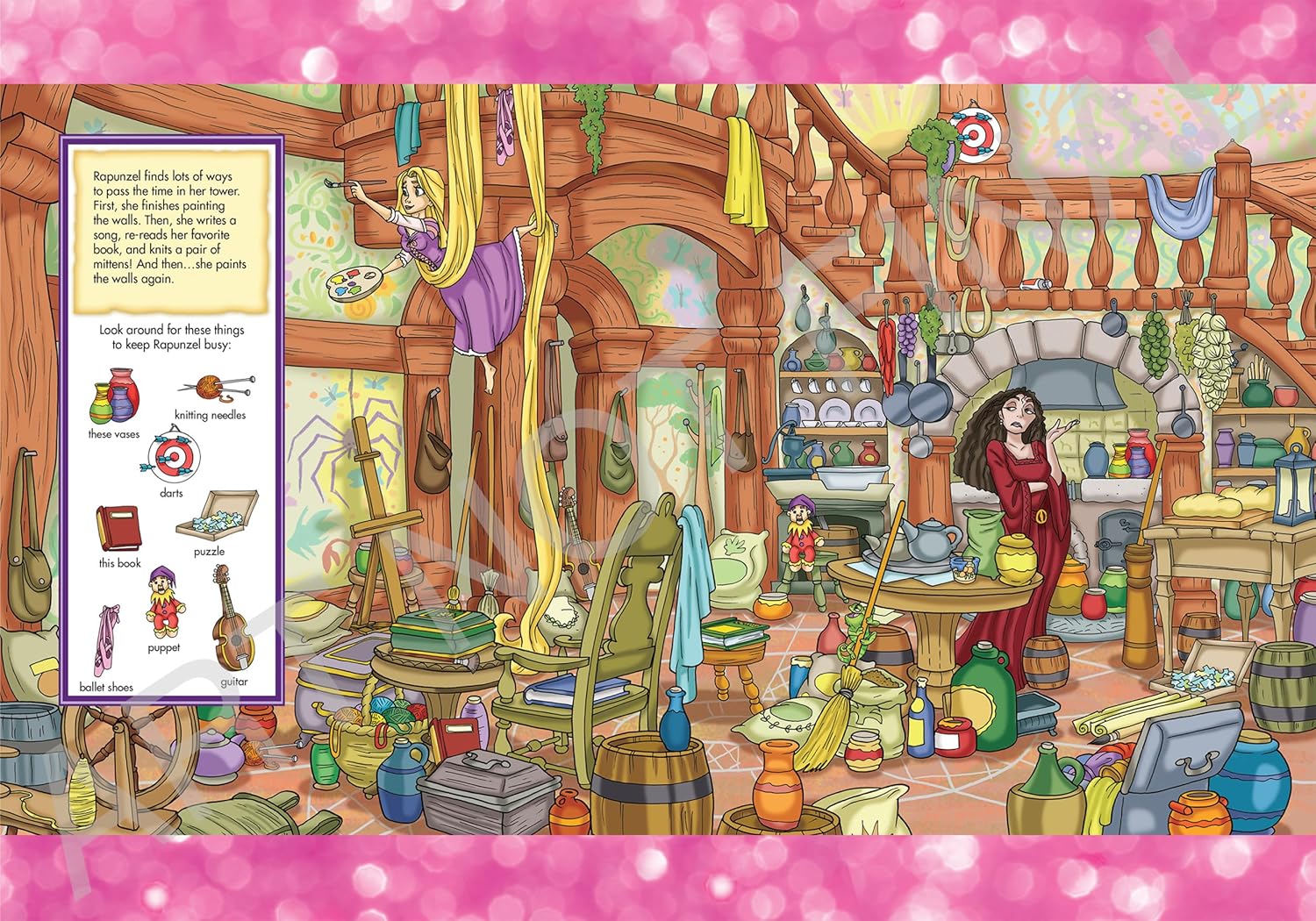 Look And Find Sticker Book Disney Princess Magical Adventures - Ảnh 6