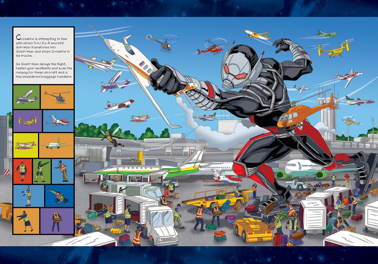 Look And Find Sticker Book Marvel Heroes And Villains - Ảnh 5