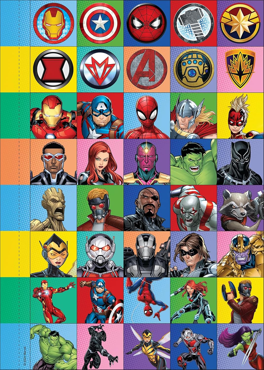 Look And Find Sticker Book Marvel Heroes And Villains - Ảnh 6