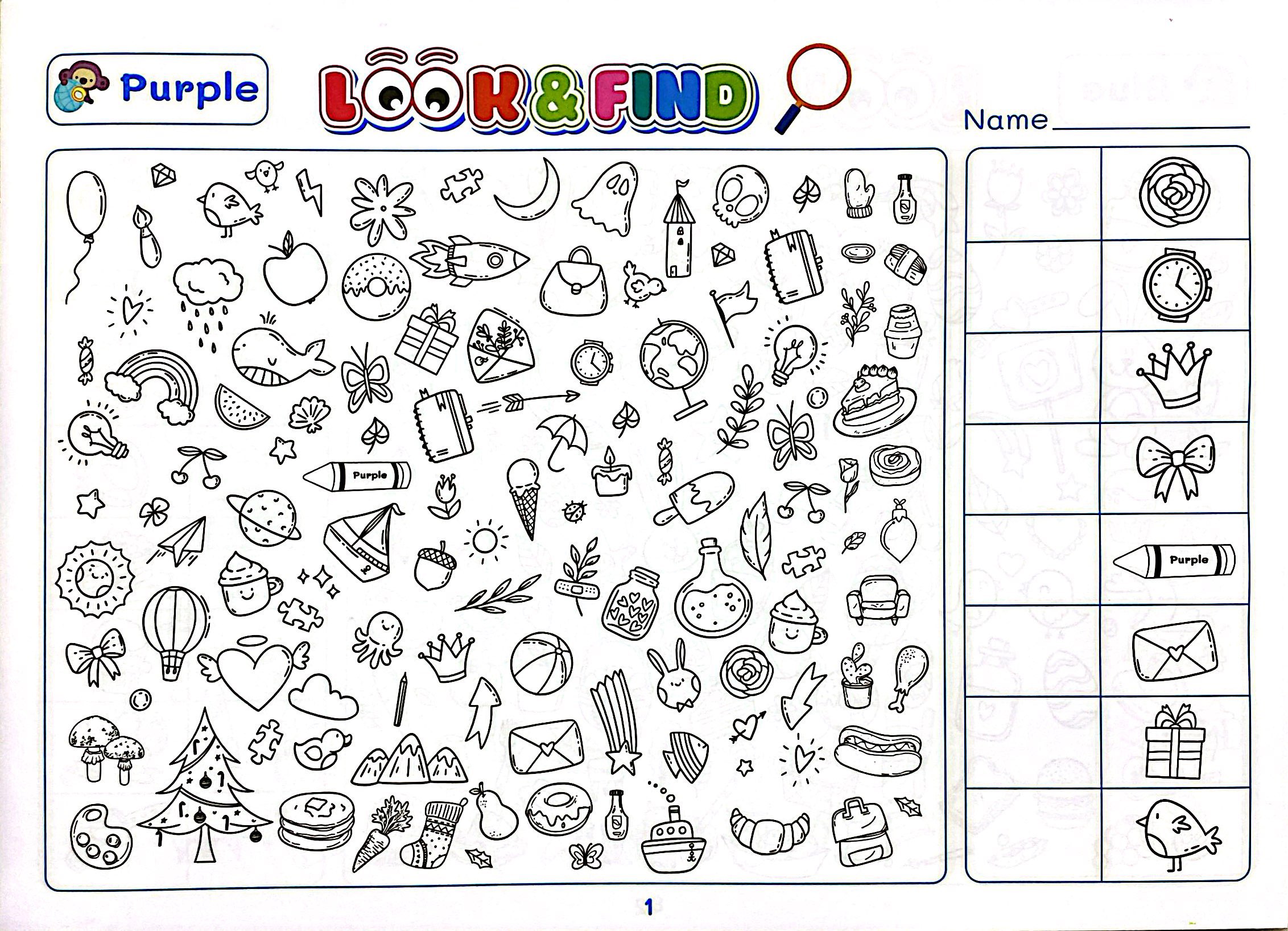 Look And Find - Tìm Hình Và Tô Màu Thông Minh Cho Bé Phát Triển IQ-EQ - Shape/Color - Ảnh 3