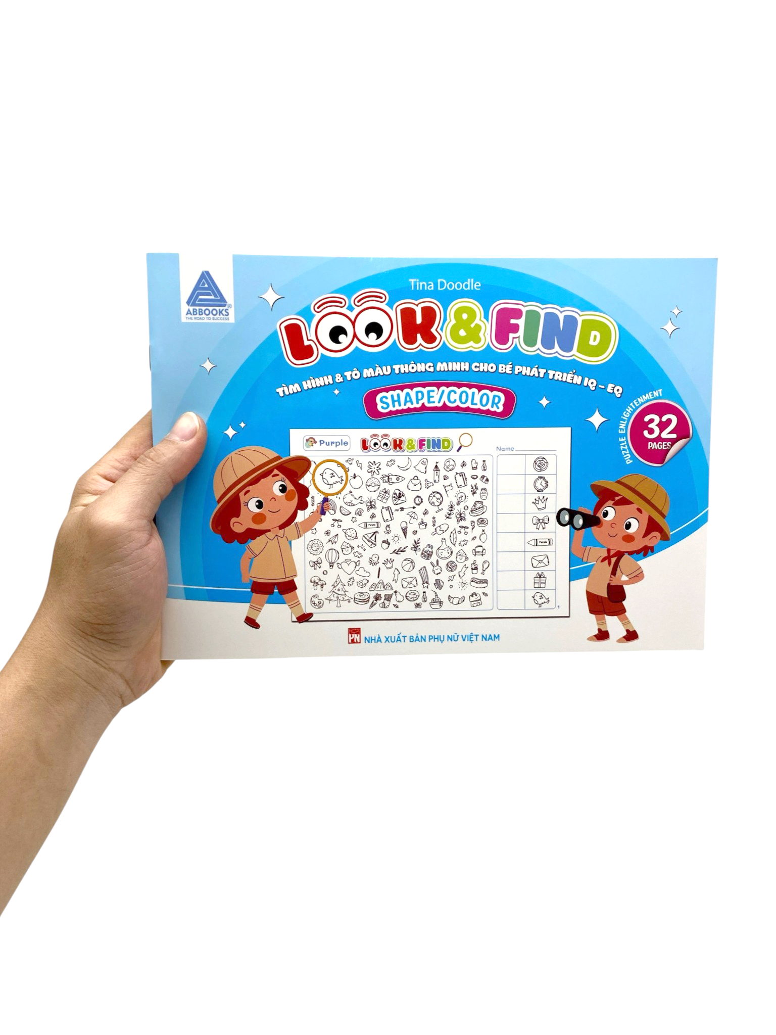 Look And Find - Tìm Hình Và Tô Màu Thông Minh Cho Bé Phát Triển IQ-EQ - Shape/Color - Ảnh 7