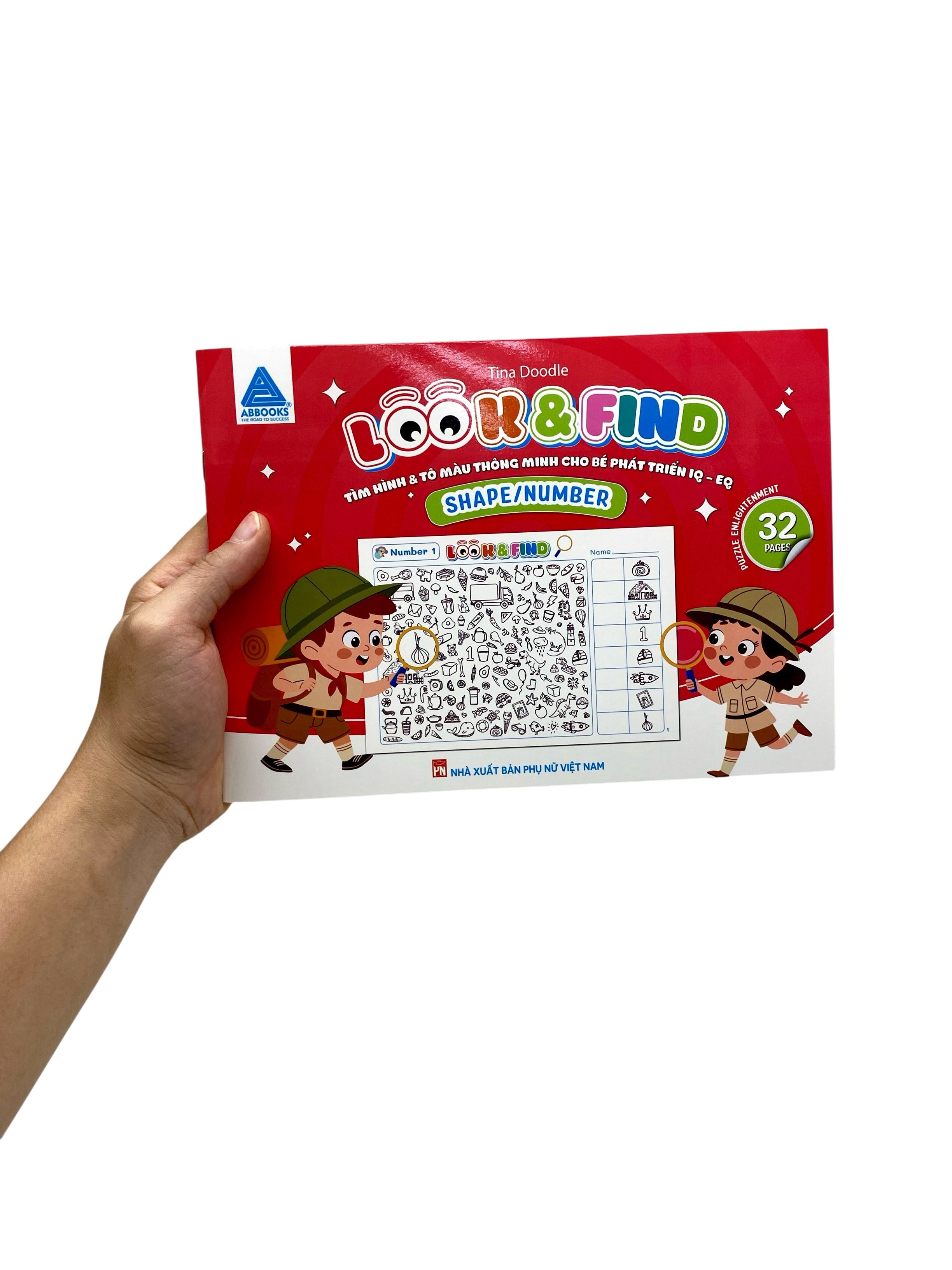 Look And Find - Tìm Hình Và Tô Màu Thông Minh Cho Bé Phát Triển IQ-EQ - Shape/Number - Ảnh 7