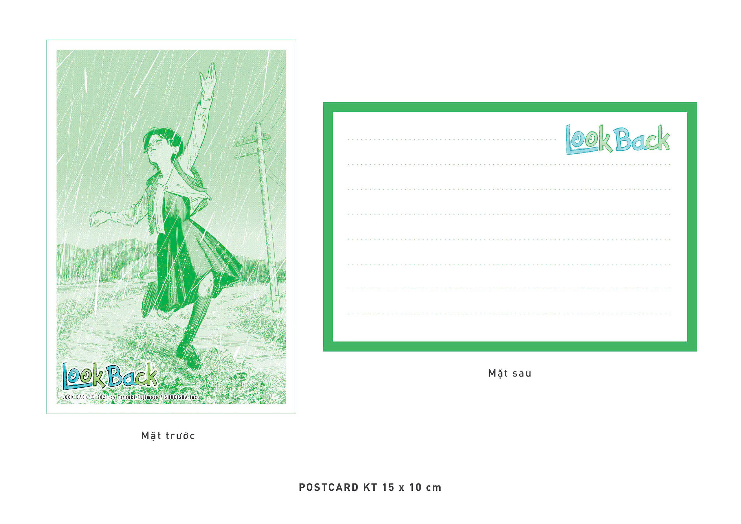 Look Back (Tai Ban) - Tang Kem Set 2 Postcard - Ảnh 3
