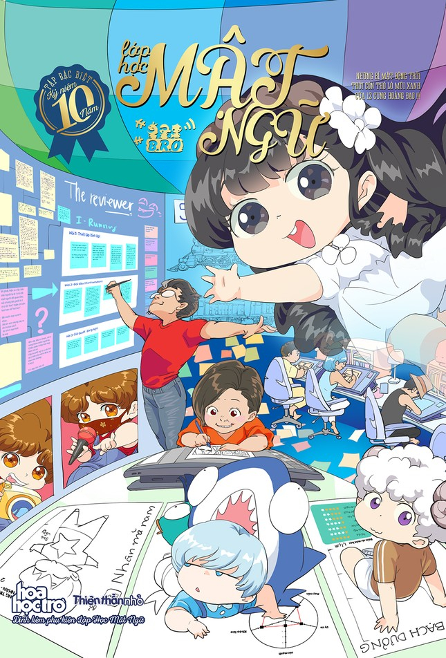 lớp học mật ngữ - tập đặc biệt kỷ niệm 10 năm - thư mời đặc biệt gửi đến cạ cứng 10 năm - tặng kèm lịch mini ngẫu nhiên - Ảnh 2