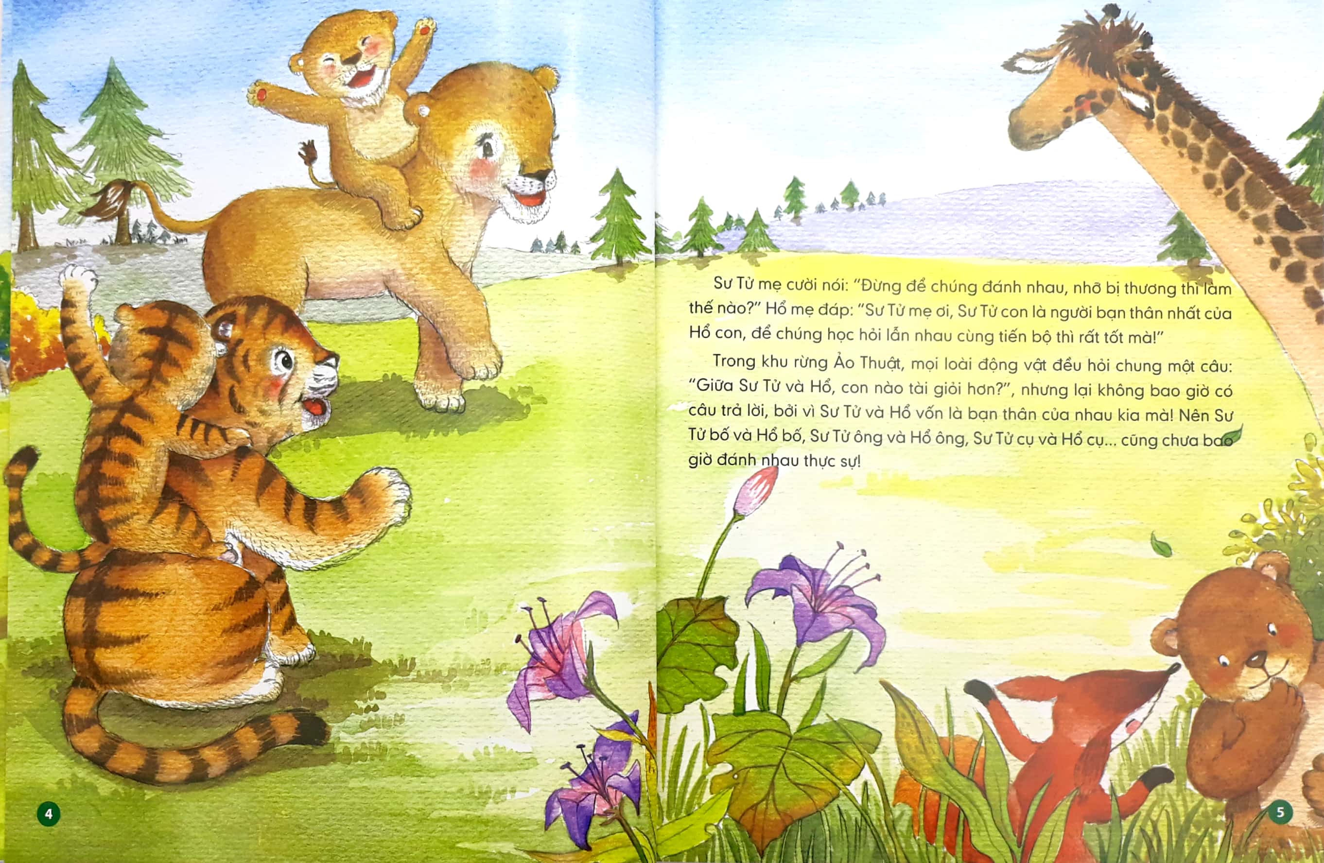 Lớp Học Trên Cạn - Trận Chiến Của Sư Tử Con Và Hổ Con - Ảnh 4