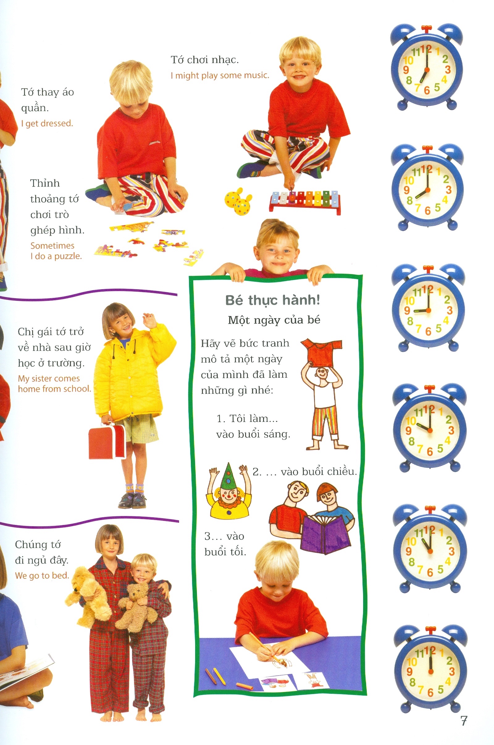 lớp học vui về thời gian - time - Ảnh 11