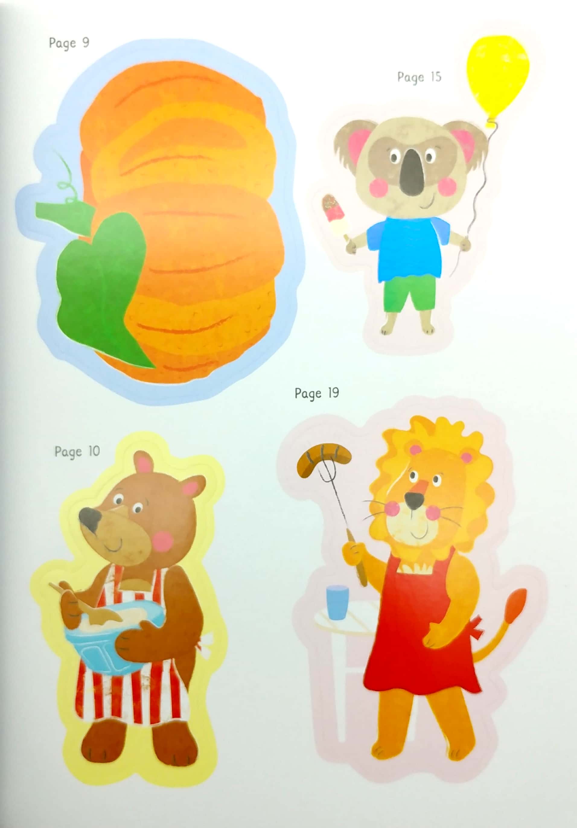 lots to spot sticker book: my food! - Ảnh 5