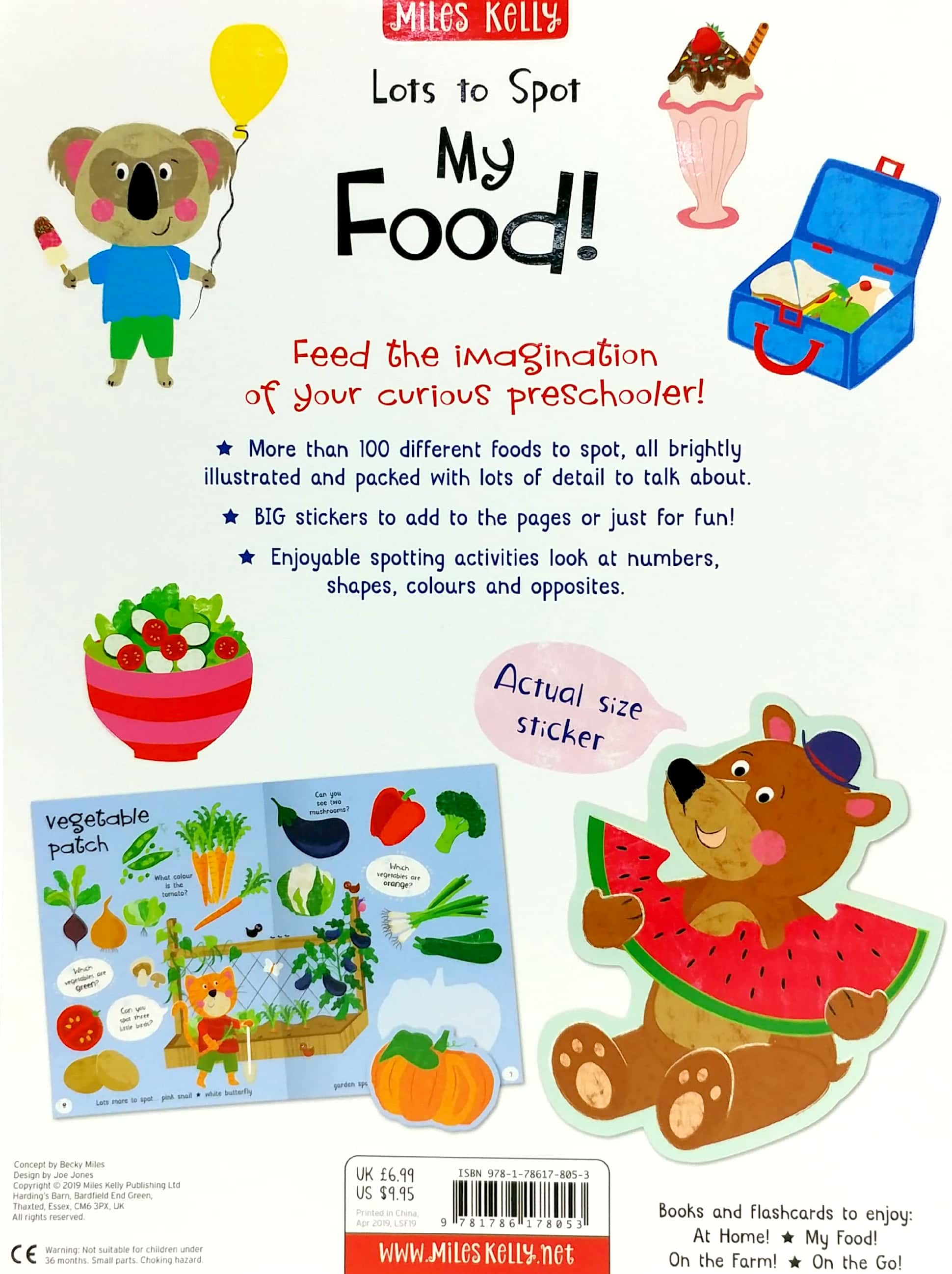 lots to spot sticker book: my food! - Ảnh 6