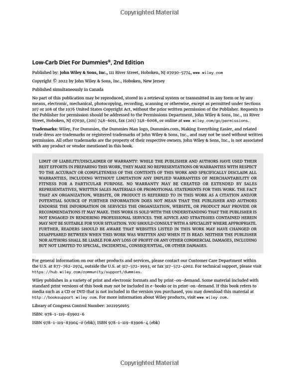 low-carb diet for dummies 2nd edition - Ảnh 4