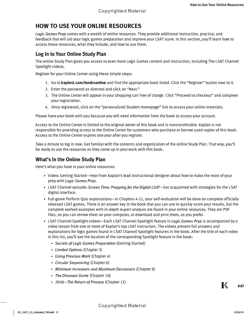 lsat logic games prep 2020-2021 : real preptest questions + proven strategies + online - Ảnh 11