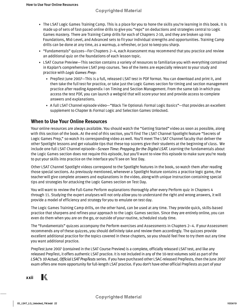 lsat logic games prep 2020-2021 : real preptest questions + proven strategies + online - Ảnh 12