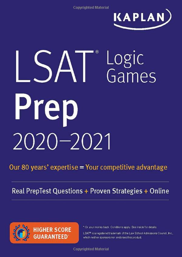 lsat logic games prep 2020-2021 : real preptest questions + proven strategies + online - Ảnh 2