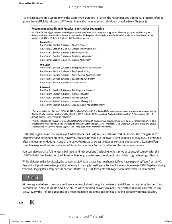 lsat logic games prep 2020-2021 : real preptest questions + proven strategies + online - Ảnh 4