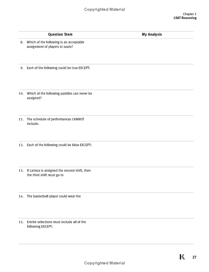 lsat prep plus 2020-2021: strategies for every section + real lsat questions + online (kaplan test prep) - Ảnh 12