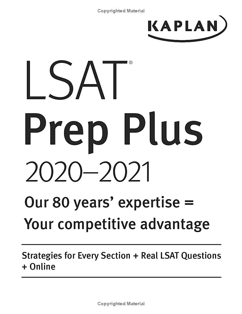 lsat prep plus 2020-2021: strategies for every section + real lsat questions + online (kaplan test prep) - Ảnh 3
