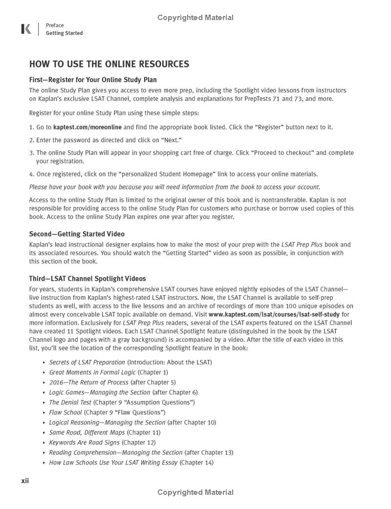 lsat prep plus 2023: strategies for every section + real lsat questions + online (kaplan test prep) - Ảnh 13