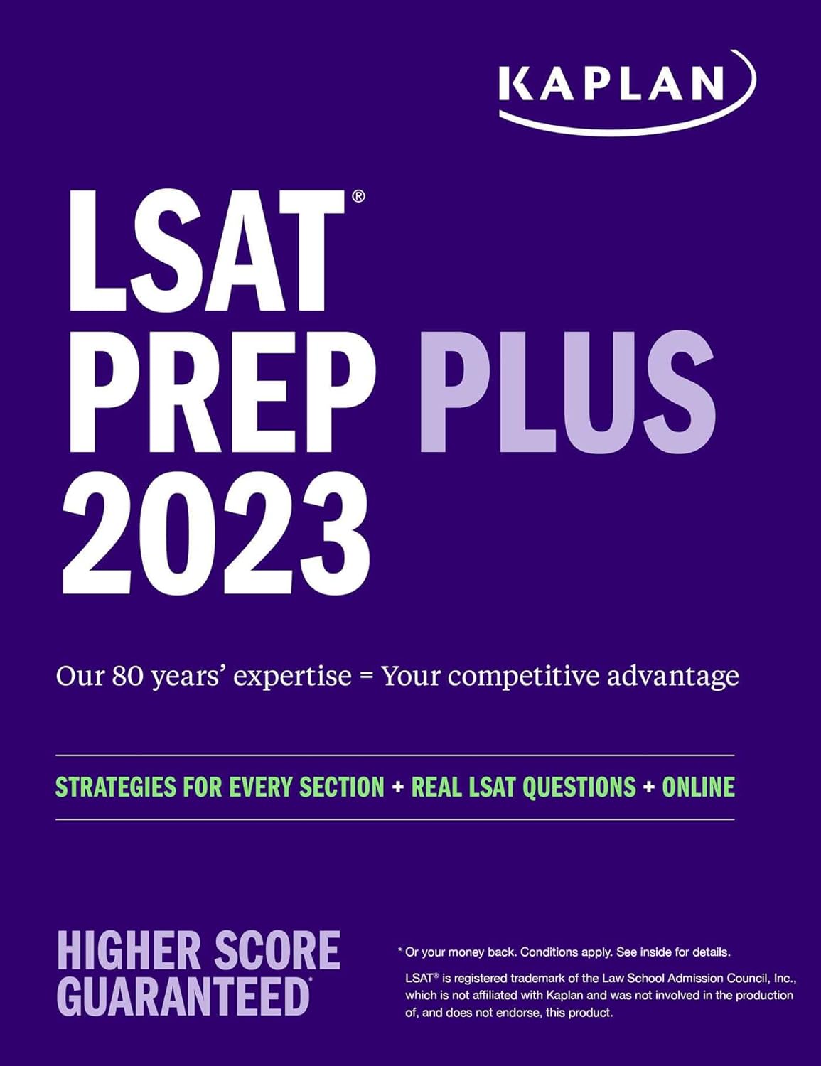 lsat prep plus 2023: strategies for every section + real lsat questions + online (kaplan test prep) - Ảnh 2