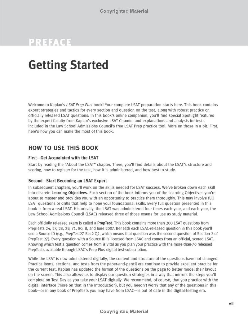 lsat prep plus 2023: strategies for every section + real lsat questions + online (kaplan test prep) - Ảnh 8