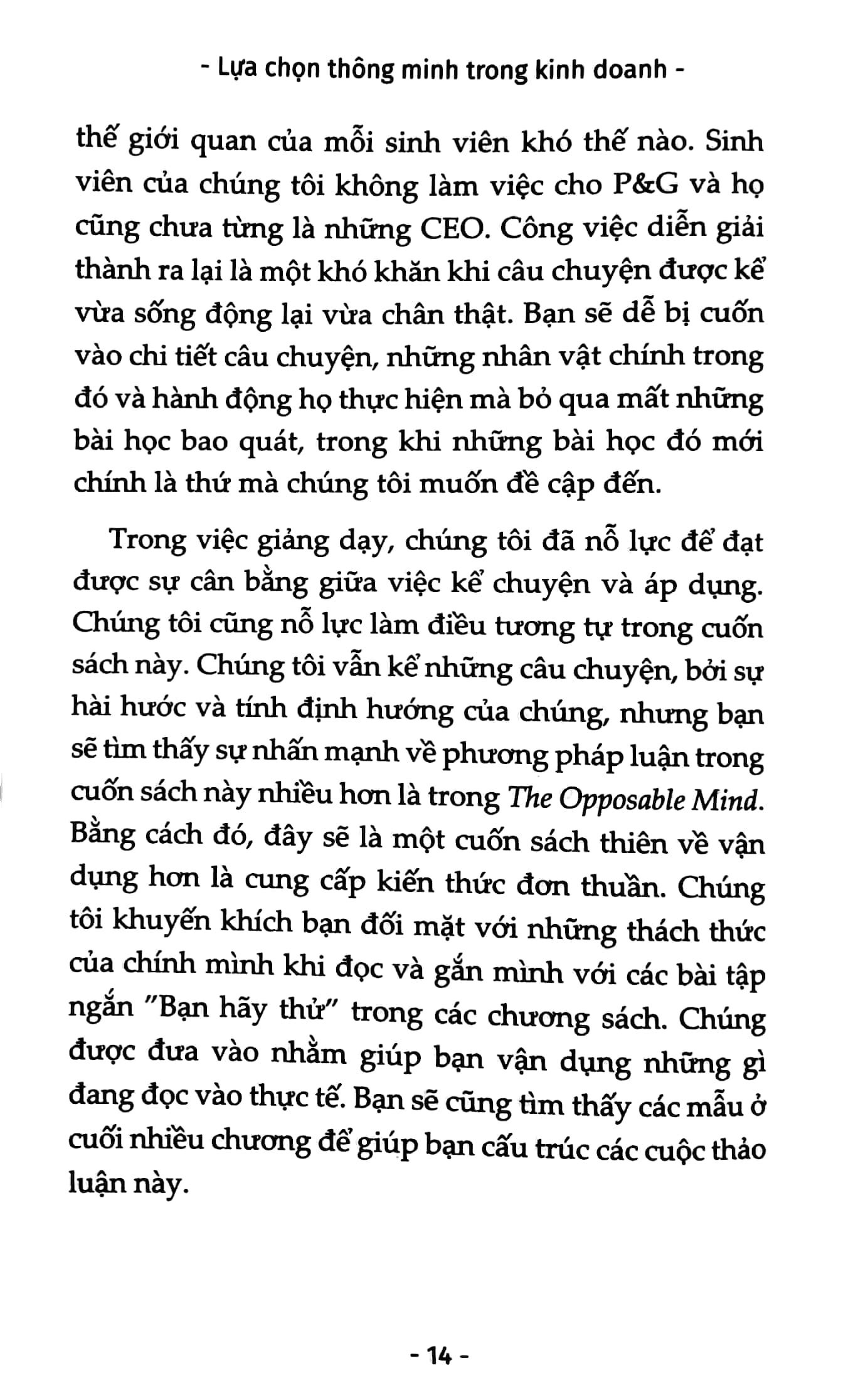 lựa chọn thông minh trong kinh doanh - Ảnh 7
