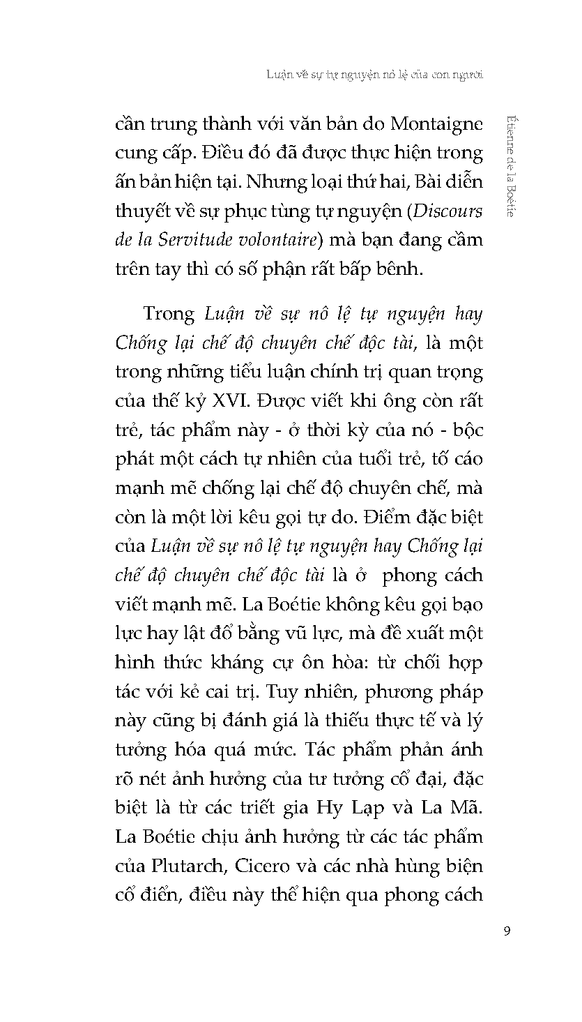 Luận Về Sự Tự Nguyện Nô Lệ Của Con Người - Ảnh 6