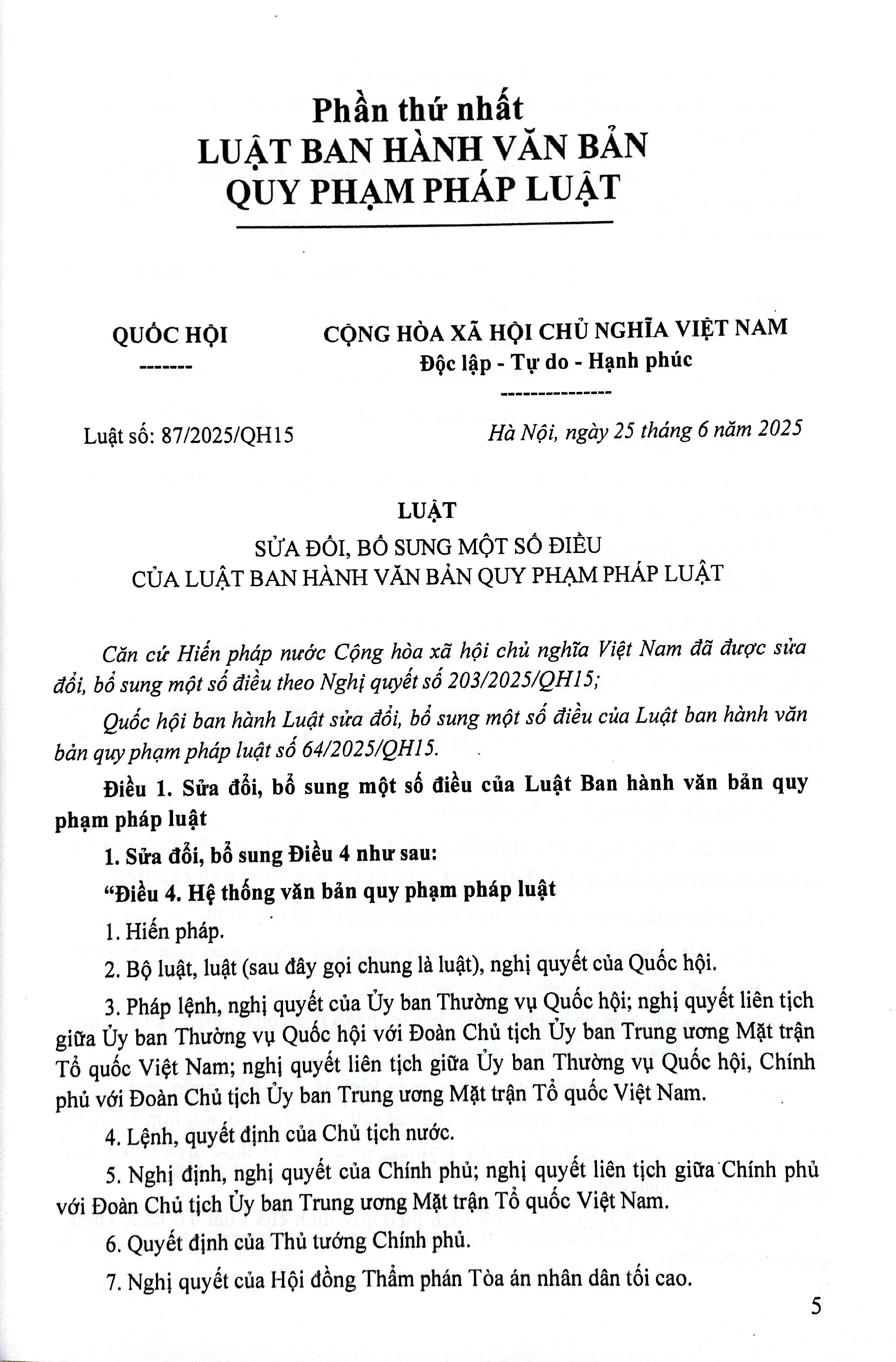 Luật Ban Hành Các Văn Bản Quy Phạm Pháp Luật - Văn Bản Quy Định Chi Tiết Thi Hành - Ảnh 5