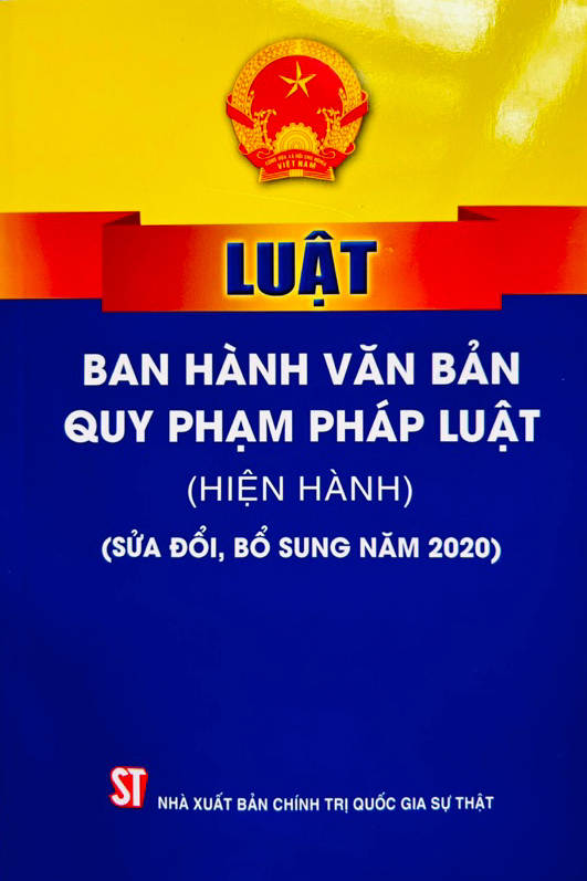 luật ban hành văn bản quy phạm pháp luật (hiện hành) (sửa đổi, bổ sung năm 2020) - Ảnh 2