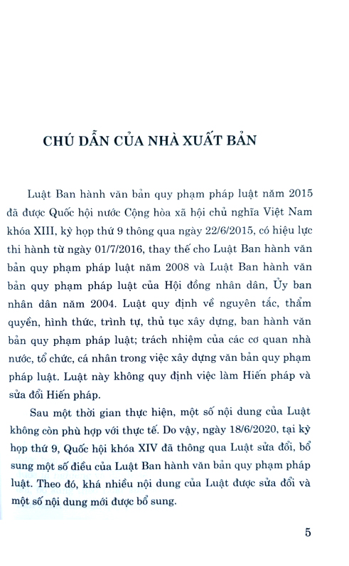 luật ban hành văn bản quy phạm pháp luật (hiện hành) (sửa đổi, bổ sung năm 2020) - Ảnh 3