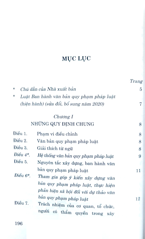 luật ban hành văn bản quy phạm pháp luật (hiện hành) (sửa đổi, bổ sung năm 2020) - Ảnh 5