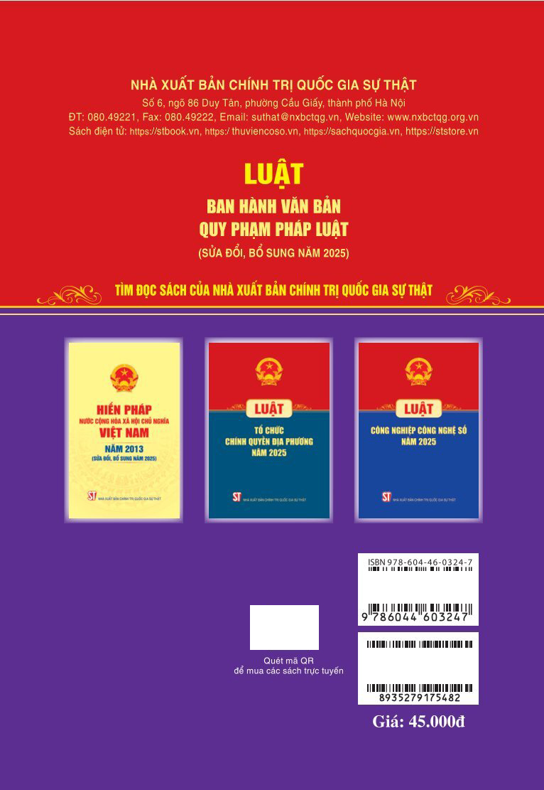 Luật Ban Hành Văn Bản Quy Phạm Pháp Luật (Sửa Đổi, Bổ Sung Năm 2025) - Ảnh 9