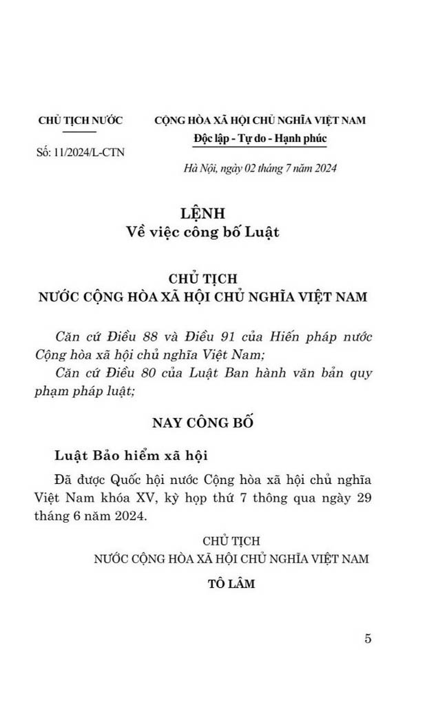 luật bảo hiểm xã hội 2024 - Ảnh 2