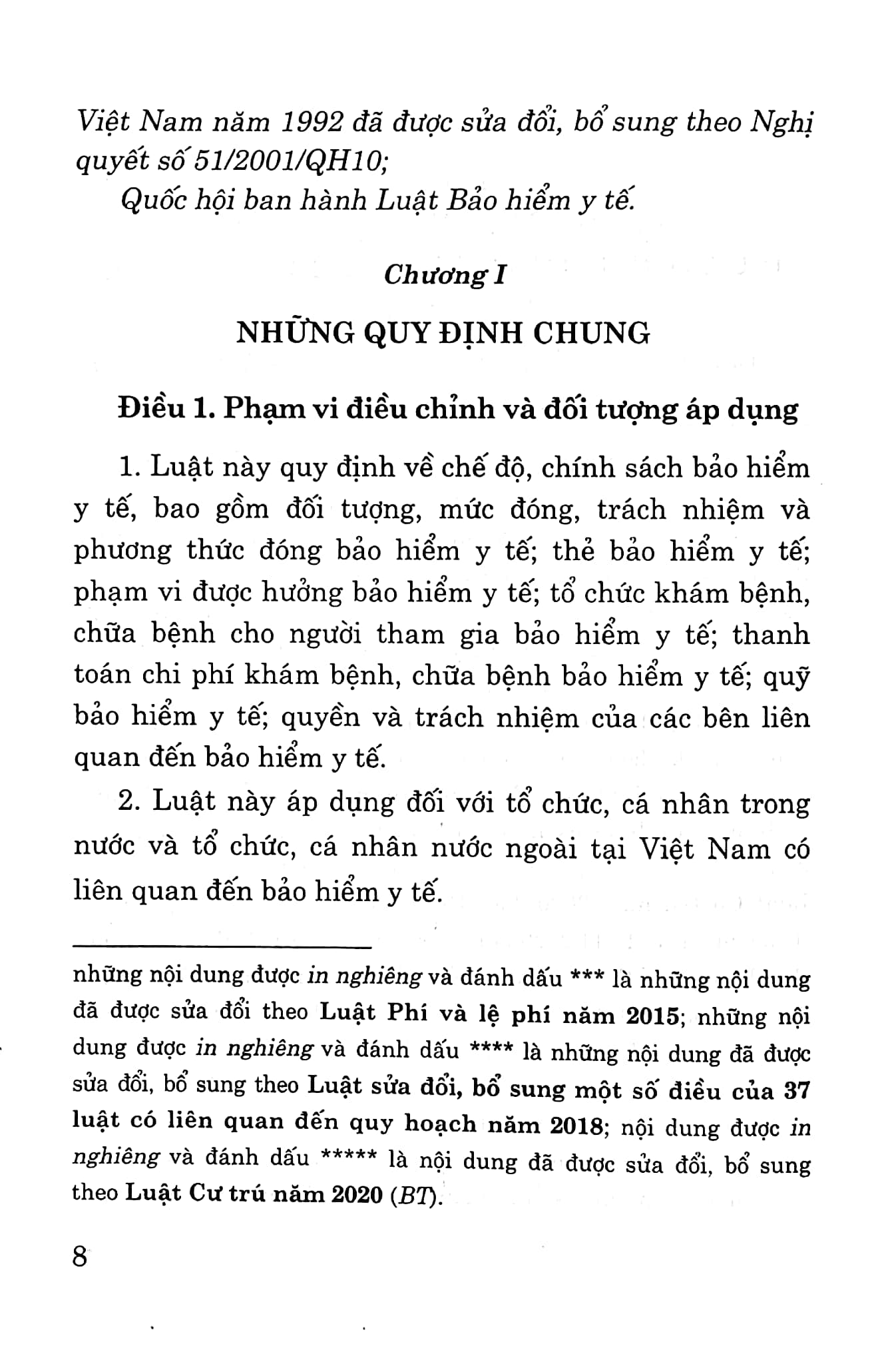 luật bảo hiểm y tế (hiện hành) (sửa đổi, bổ sung năm 2013, 2014, 2015, 2018, 2020) - Ảnh 5